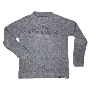 Techstyles Terry Cloth Sweatshirt SM Gray Tyler’s Graphic Pullover Soft